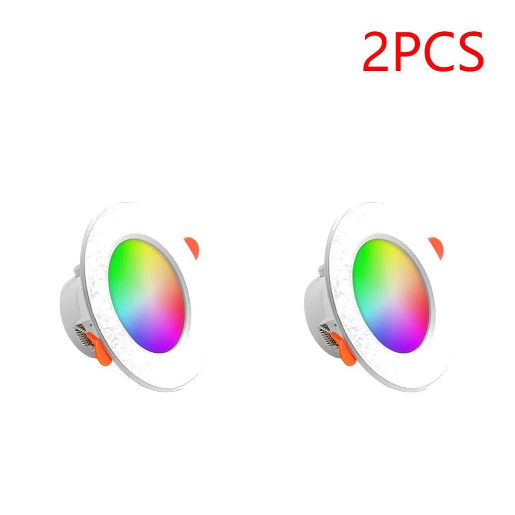 APWIKOGER 10W Smart LED Downlight RGB CCT Bluetooth Lamp