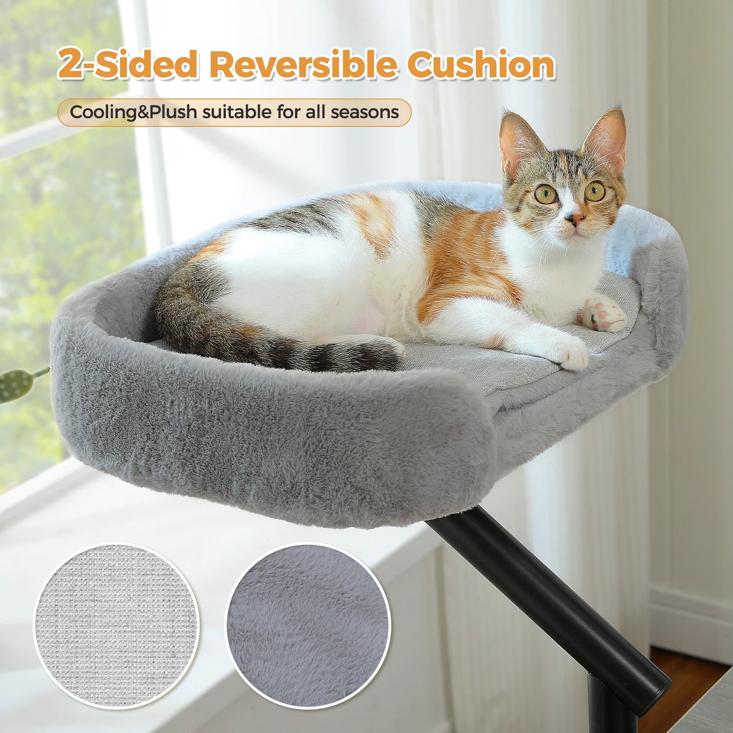 PAWZ Road Cat Desk Bed 360 Rotating Hammock Stand Lite