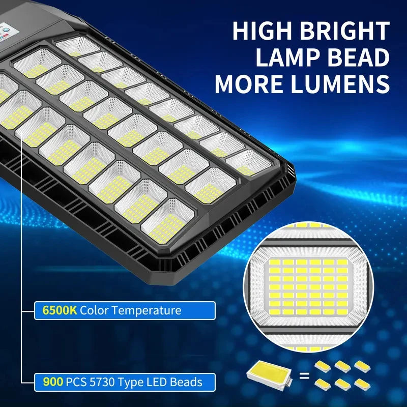 Solar Outdoor Security Light With Motion Sensor IP66 LED