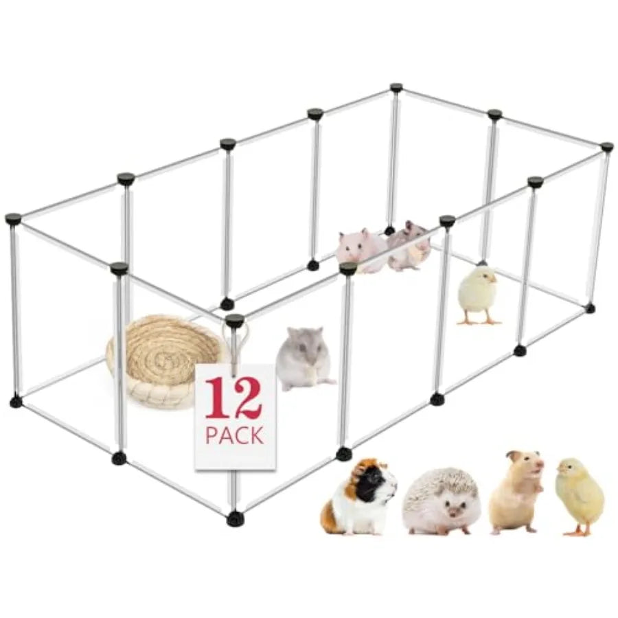 Small Animal Playpen With Waterproof Mat For Guinea Pigs