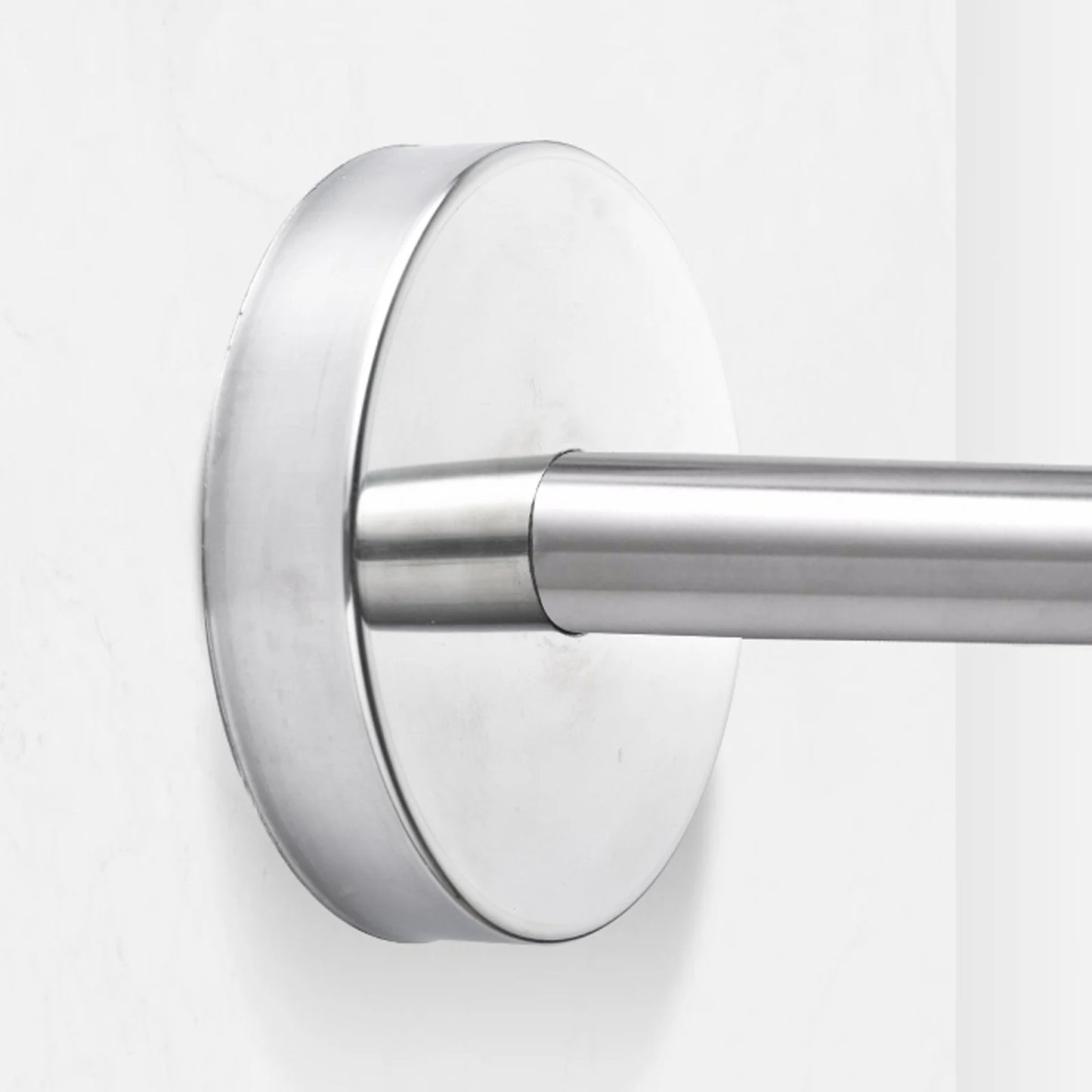 No Drilling L Shape Shower Curtain Rod Rustproof Stainless Steel