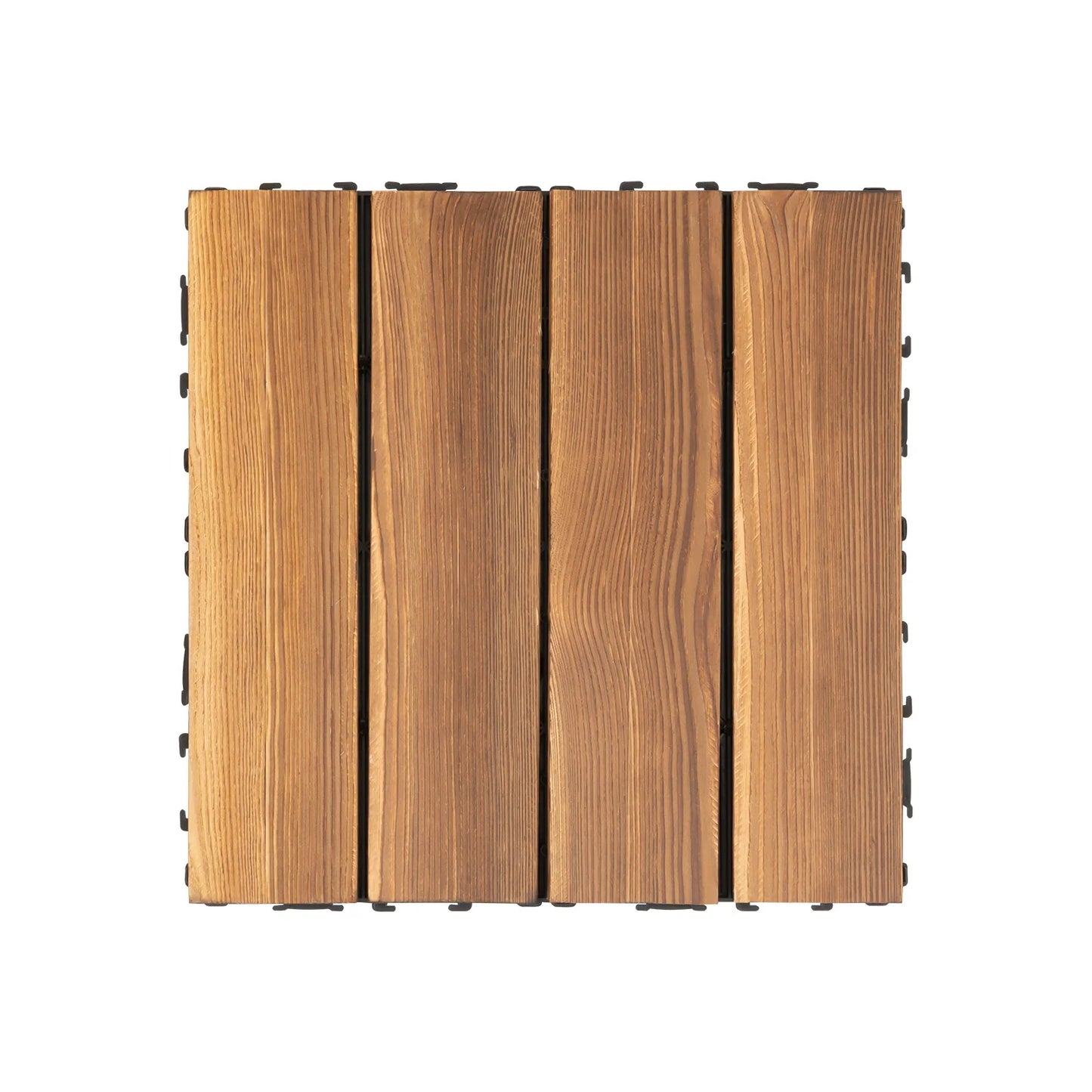 Wood Plastic Composite Interlocking Deck Tiles For Outdoor Use